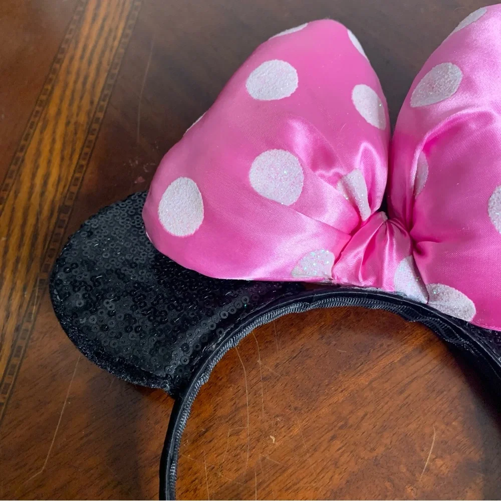 Girl’s Sequins Minnie Mouse Ear Headband